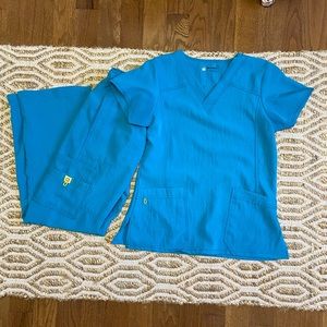Wonderwink stretch scrub set! Great condition!